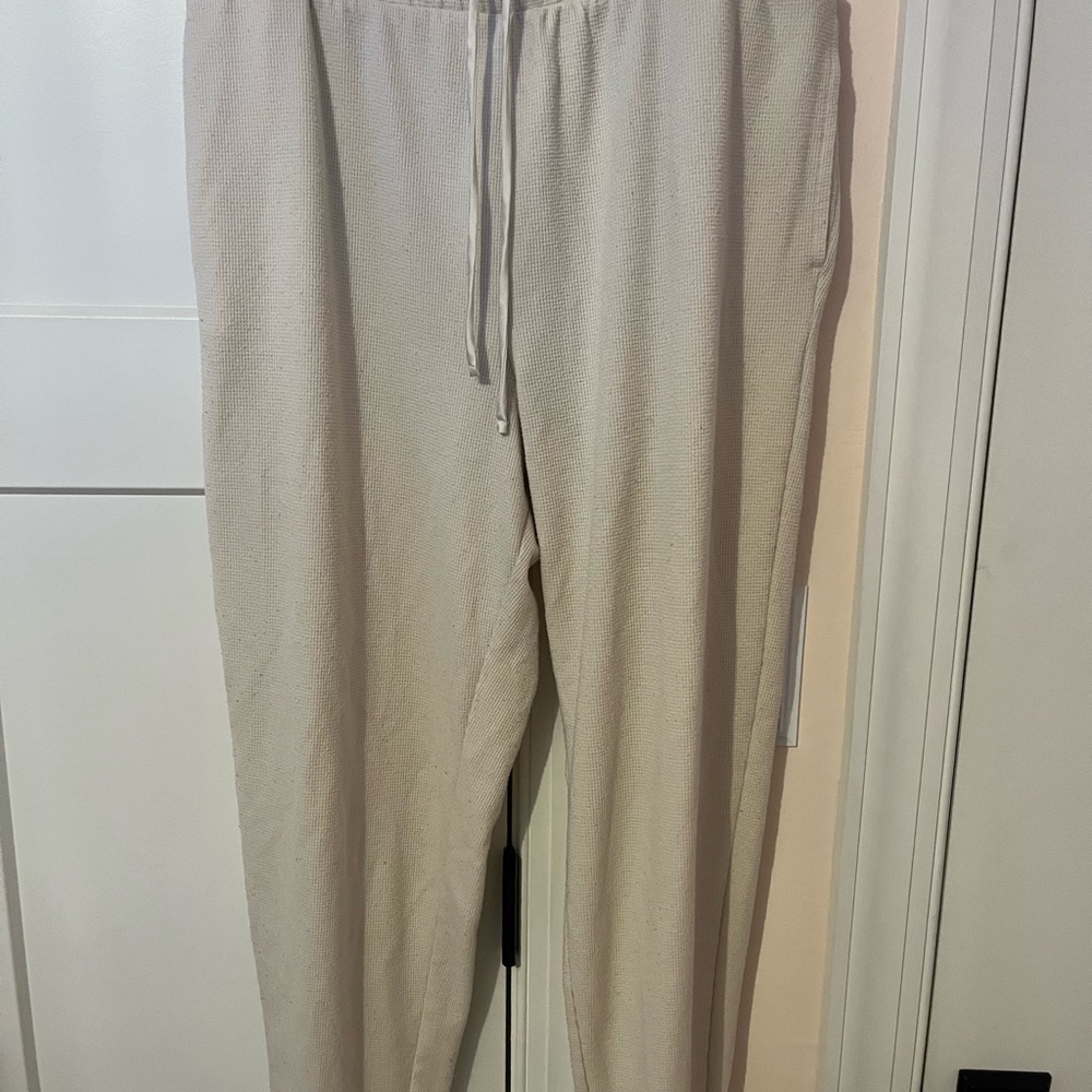 Victoria's Secret Pajama Joggers in Cream